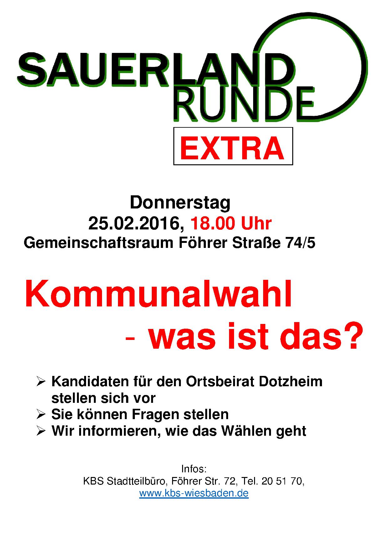160225 Aushang SauerlandRunde Wahl